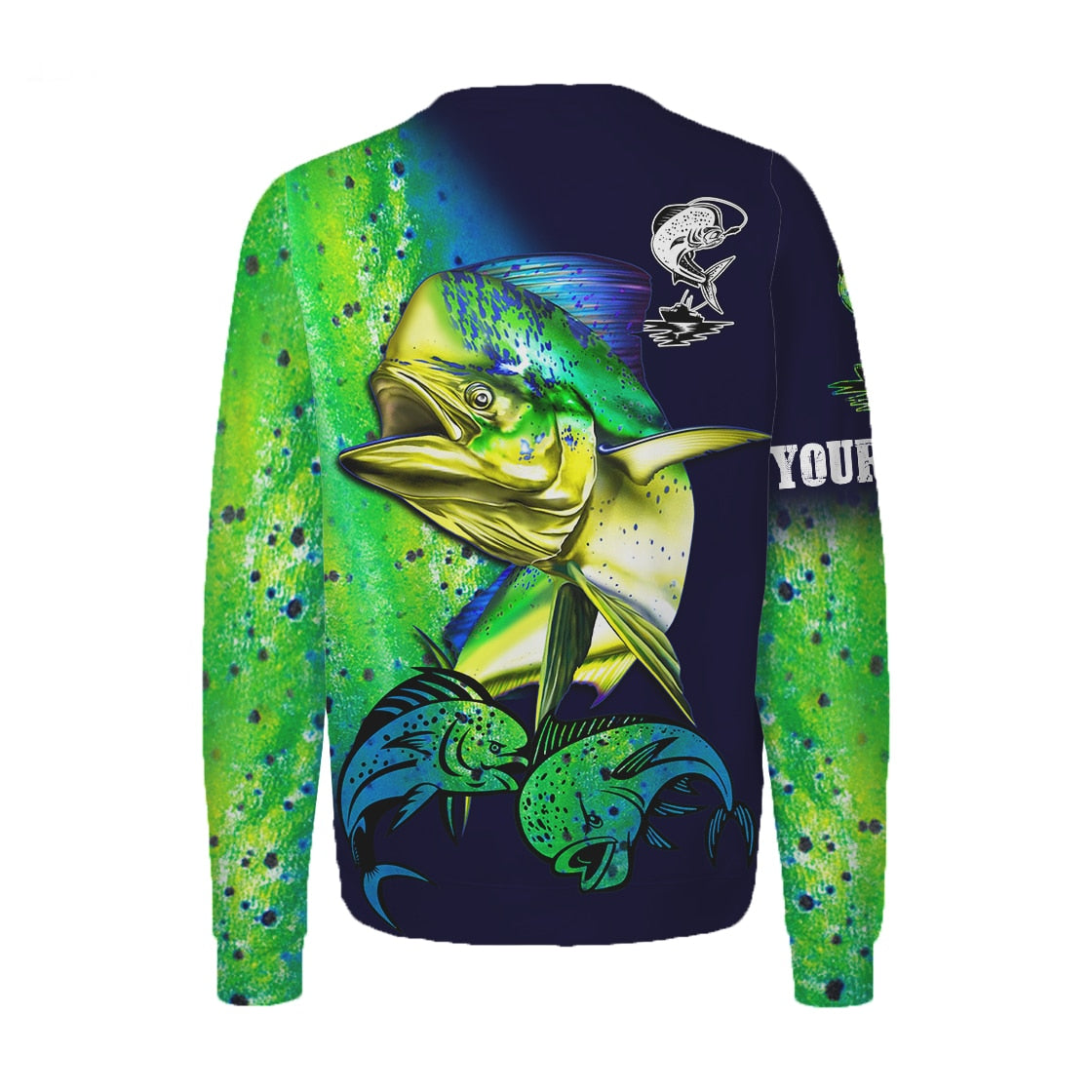 Ladies/ Men  hoodies or sweat shirt with beautiful  Mahi fish  3D images  Deluxe Hoodie  Zip Pullover  / FREE shipping