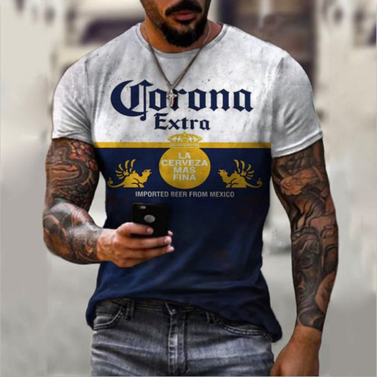 Men's Casual  T-shirt  with 3d print designs comfortable material / FREE Shipping