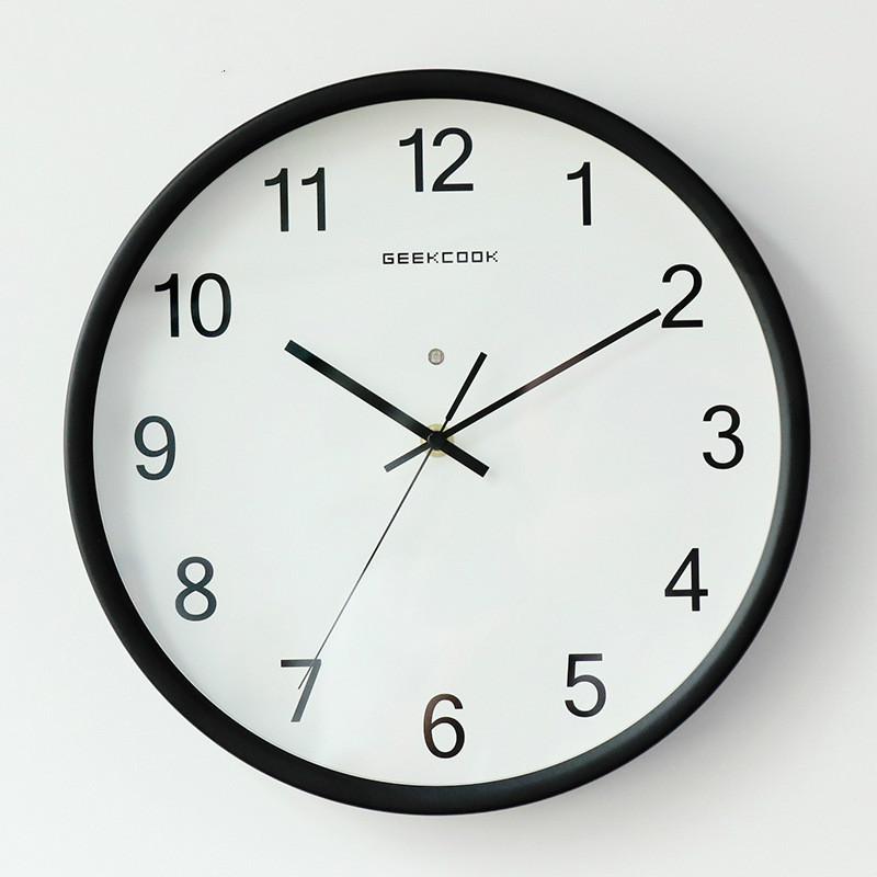 Luminous Wall Clock Large Number Hanging Clocks /  Quiet / Kitchen, Living Room