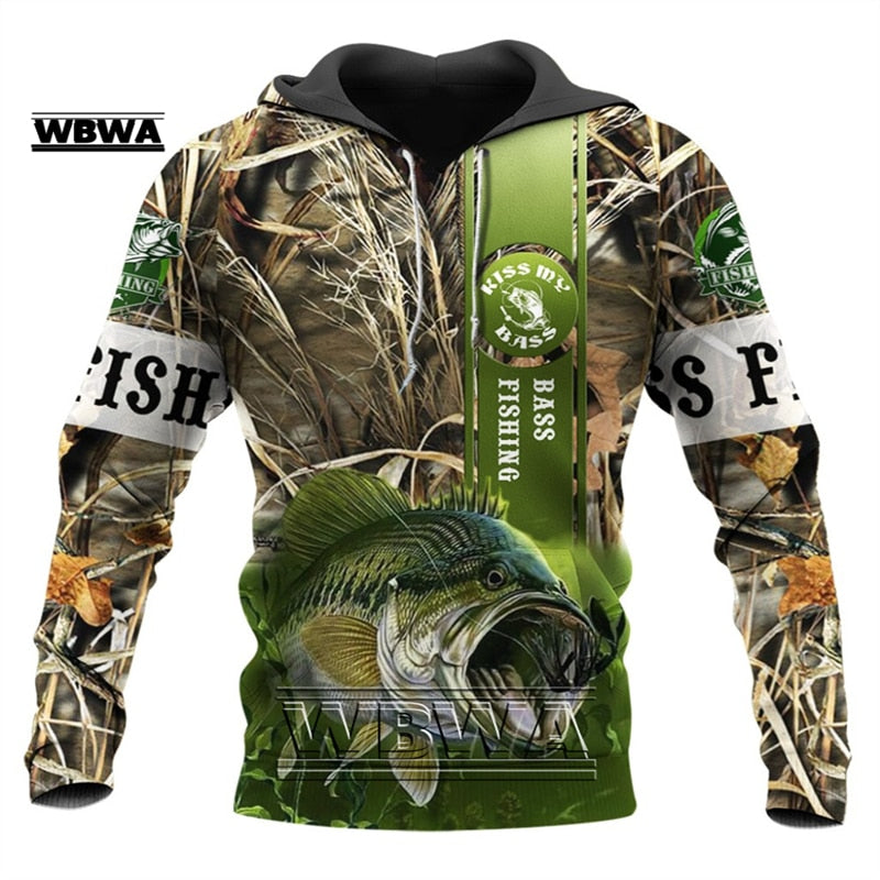 Fishing Hoodies for Women/Men of Salmon/ Bass/ Mahi and fish images / FREE shipping