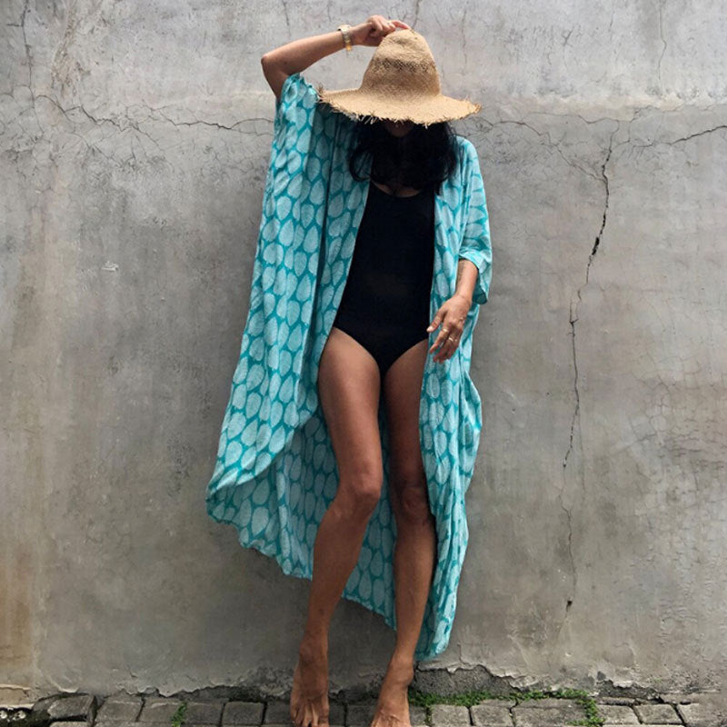 Beach Cover Up Kimono Robe for Women  light and comfortable / FREE Shipping