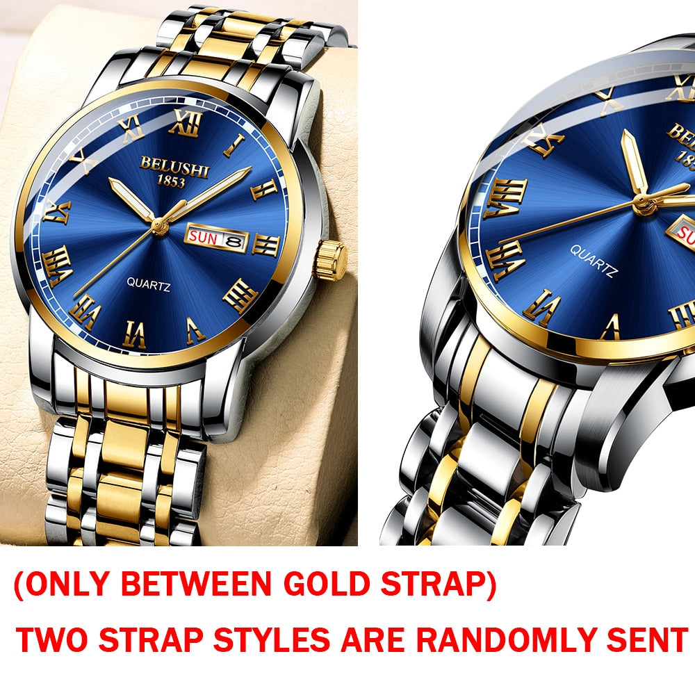 BELUSHI Top Brand Luxury Men's Watch, Luminous/ FREE Shipping - tracking available