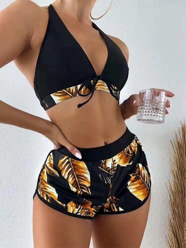 New High Waist Sexy Swimsuit for  Women casual beach wear custom prints / FREE Shipping