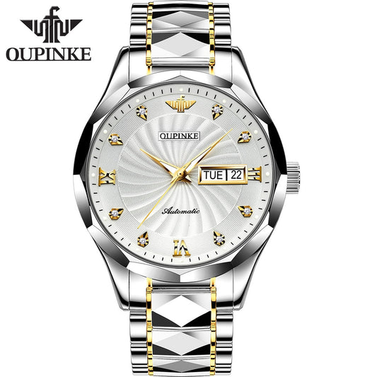Swiss OUPINKE Top Brand Luxury business Men's Wrist watch / Waterproof