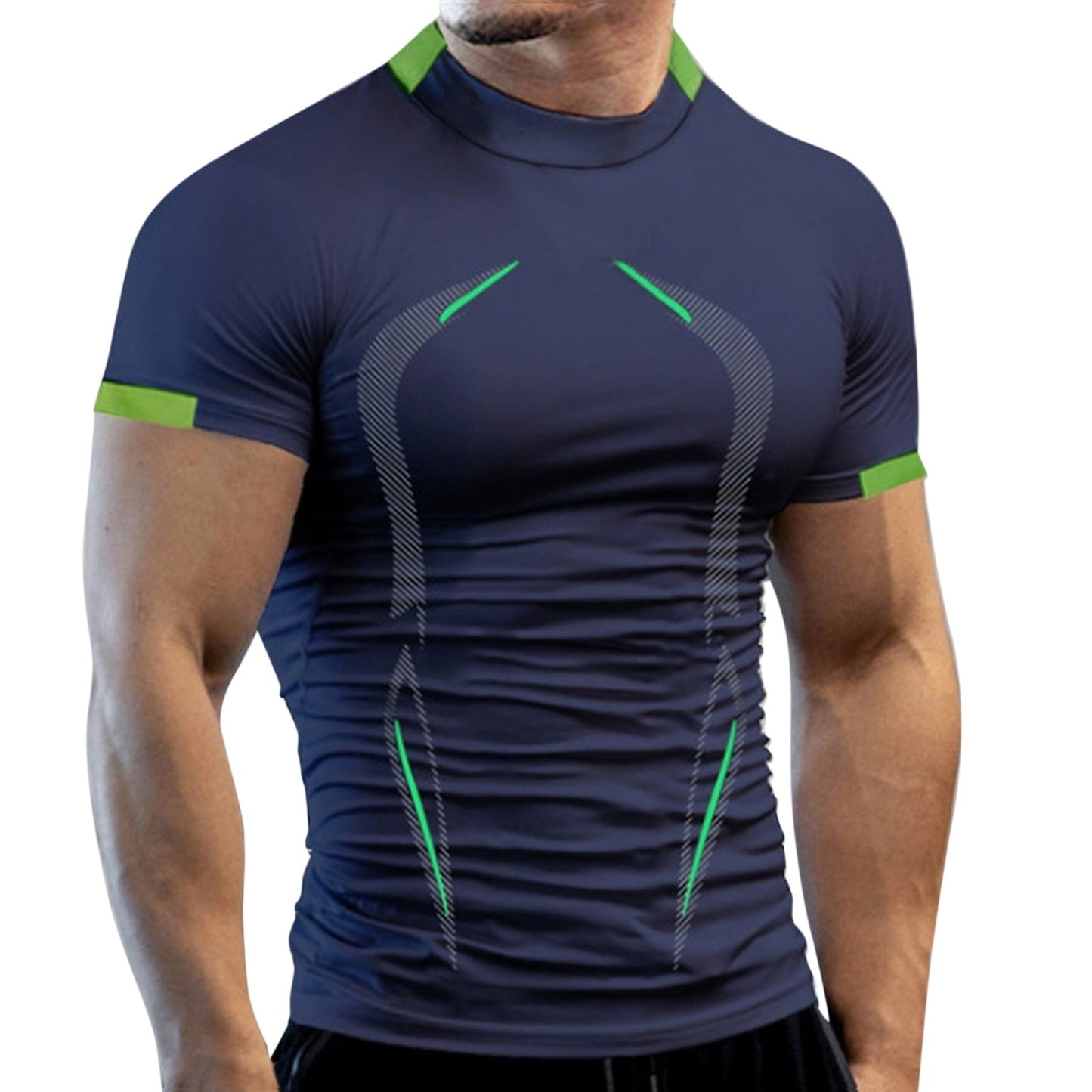 Summer Athletic Sport Shirt for  Men /  Quick Dry  workout  Shirt  / enter discount code X9X17Z1D08N2    Buy 5 get 1 FREE  / FREE Shipping