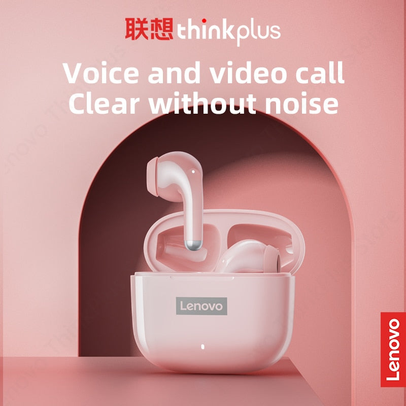Lenovo LP40 Pro Bluetooth 5.1 Wireless Head/earphones , Microphone,  Music TWS Headset / Buy 3 get 1 FREE / Enter Code ER57K3SYQ7EV / FREE Shipping