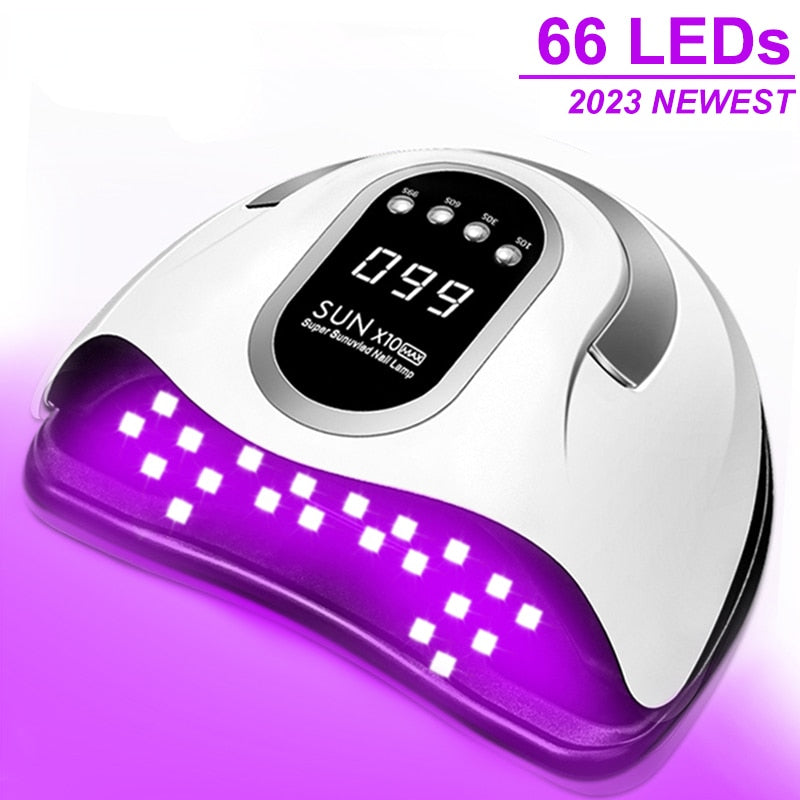 SUN X11 66LEDs Nail Dryer UV Lamp for Gel Nail Polish-Motion Sensing/ Buy 3 get 1 FREE / Enter Code B10N66TM2SEG / FREE Shipping