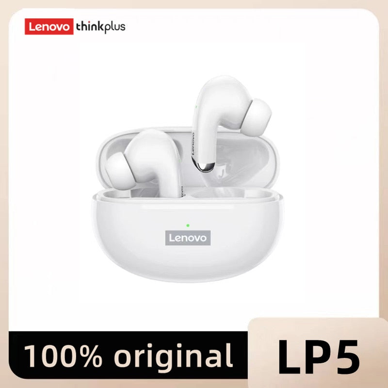 Lenovo LP5 TWS Bluetooth Earphone 9D Stereo HiFi Sports Wireless Earbuds for iPhone 13 Xiaomi / FREE Shipping