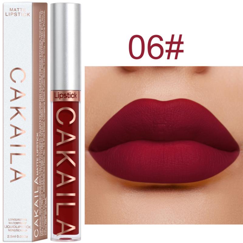 Lipstick Matte  CAKAILA Velvet Lip Gloss 36 Colors Long-Lasting Waterproof  / enter Code RT7CHPB8E3KX /  Buy 10 get 4 FREE /   FREE Shipping