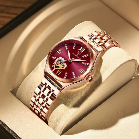 POEDAGAR 320 Elegant Ladies Watch with sparkling Diamonds-luminous/ FREE Shipping