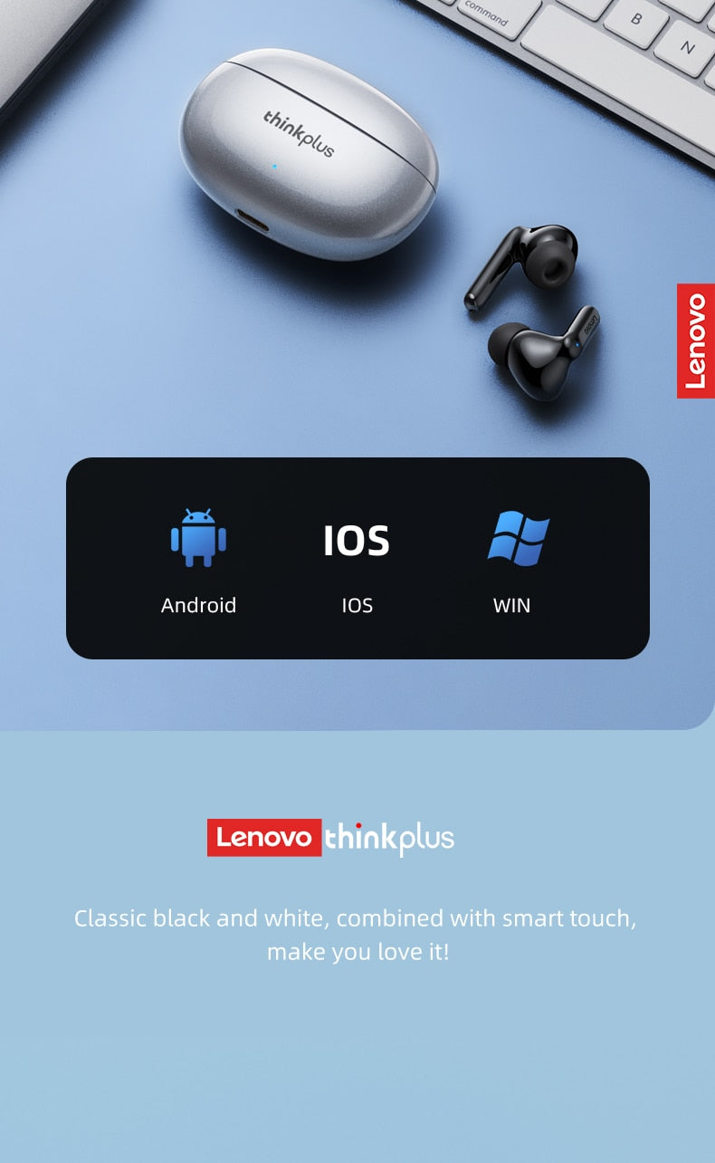 NEW  Lenovo XT88 TWS Wireless Earphone Bluetooth 5.3 Dual Stereo Noise Reduction / Buy 15 get 5 FREE/ Enter Code N4ST685A3CR8 / FREE Shipping