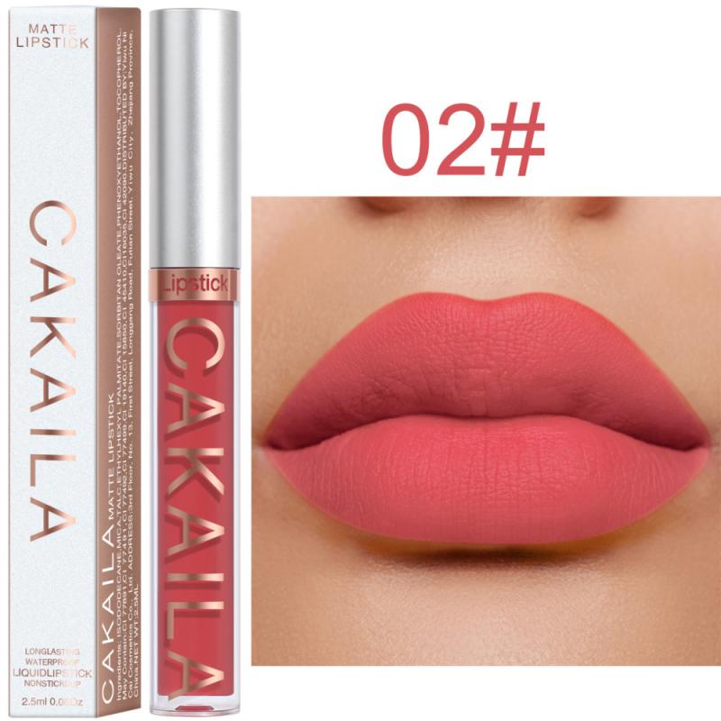 Lipstick Matte  CAKAILA Velvet Lip Gloss 36 Colors Long-Lasting Waterproof  / enter Code RT7CHPB8E3KX /  Buy 10 get 4 FREE /   FREE Shipping