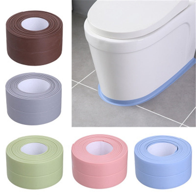 Shower, Bath, Salon Sealing Strip Tape Caulk Waterproof strong adhesive easy install / Buy 4 get 1 FREE / Enter Code 8DV6S9M6PG1D / FREE Shipping