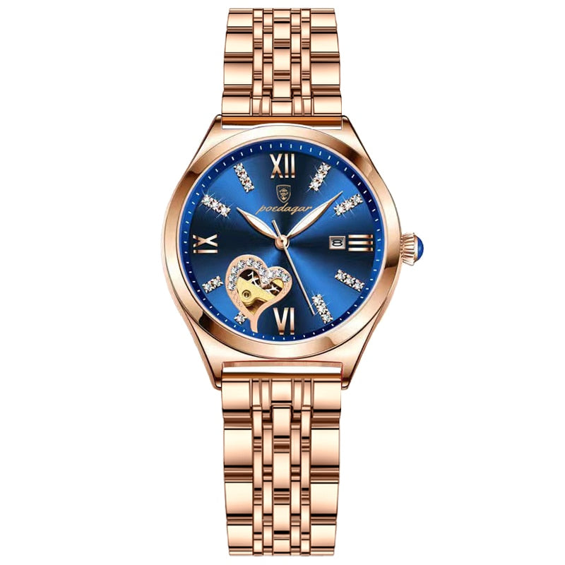 POEDAGAR 320 Elegant Ladies Watch with sparkling Diamonds-luminous/ FREE Shipping