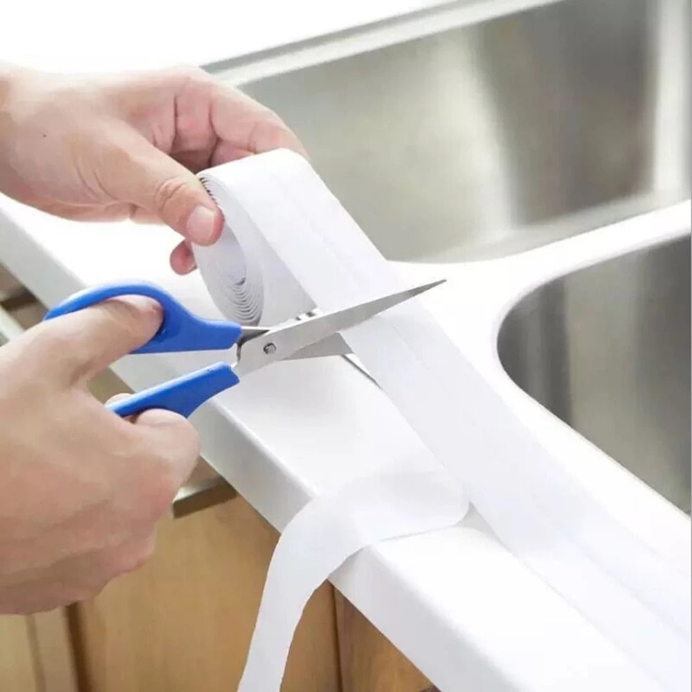 Shower, Bath, Salon Sealing Strip Tape Caulk Waterproof strong adhesive easy install / Buy 4 get 1 FREE / Enter Code 8DV6S9M6PG1D / FREE Shipping