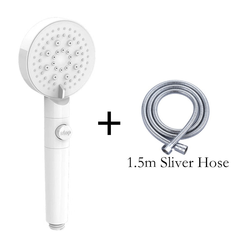 LeCono Shower Head Adjustable 6 spray MODES High Pressure for Salon or Bath / FREE Shipping