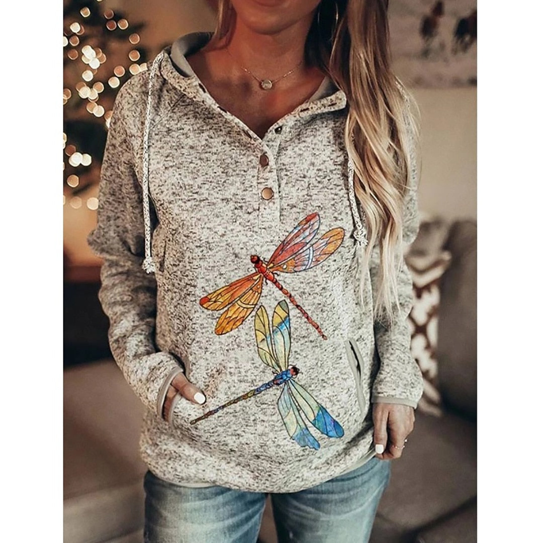 Wolf Hoodies/Custom Vintage designs for Women oversized comfortable pullover / Free Shipping