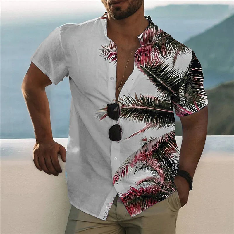 Men's Hawaiian Beach Shirts 3d Print designs comfortable material / FREE Shipping