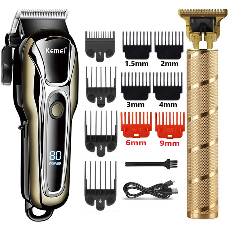 Kemei Professional 3-piece Combo set USB Charger / Trimmer, Cutter, electric shaver for men /  FREE Shipping