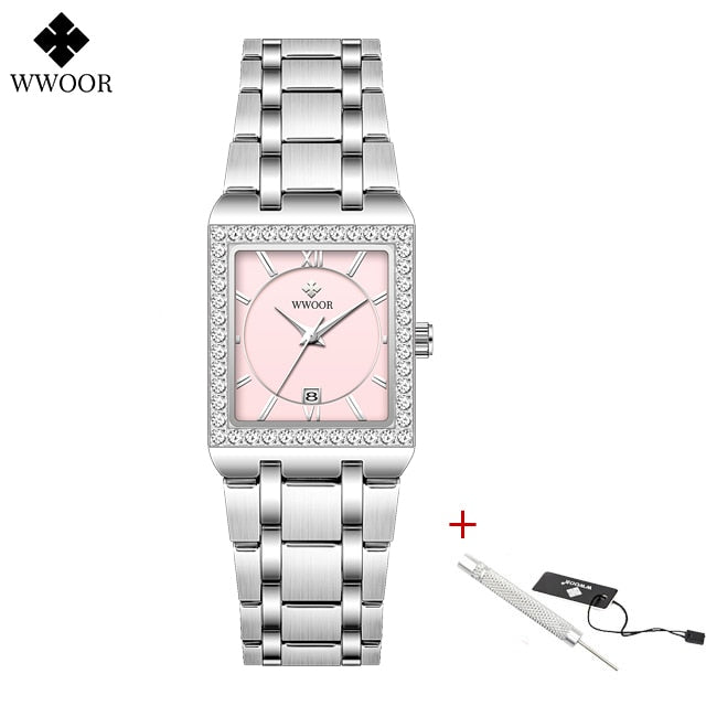 WwOOR beautiful Gold 8858 Watches for Women / enter discount code 8DHRGX9DAJT2  Buy 1 get 1 FREE / FREE Shipping
