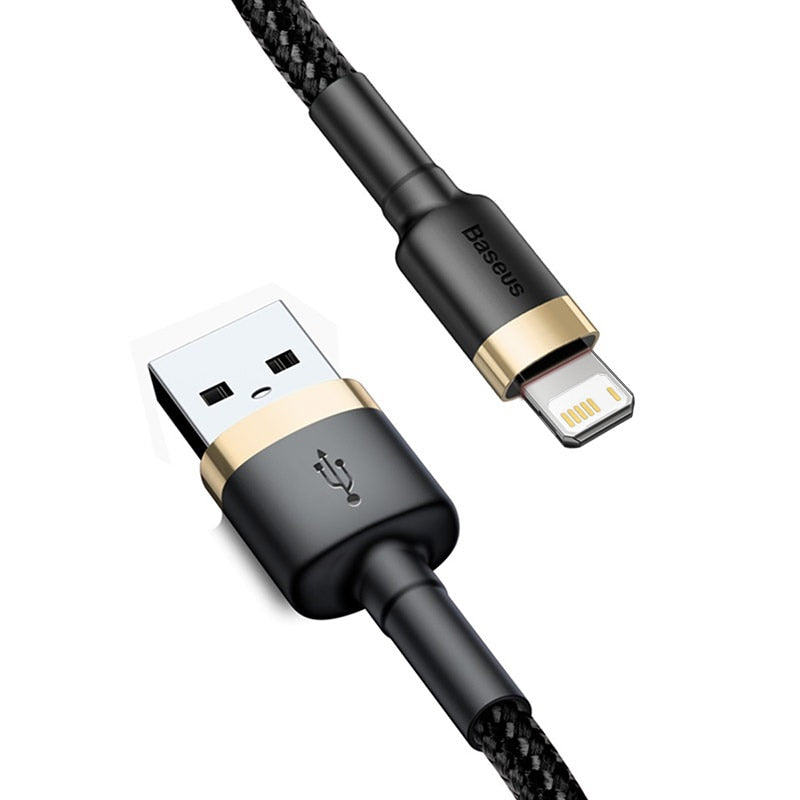 Baseus USB Cable for iPhone14 13 12 11 Plus Cable 2.4A Fast Charging Cable for iPhone- Free Shipping
