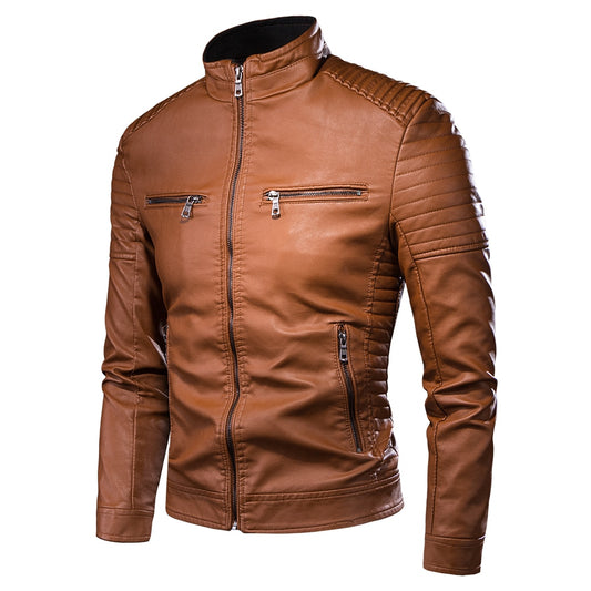Men  ZREZ Brand Vintage Leather Jacket  / BUY  2  get  1 FREE for $120.00 enter Discount Code EDHGGWRMJ87P   / FREE Shipping - tracking available