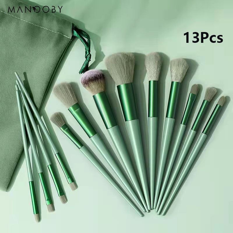 8/13Pcs Natural Makeup-Cosmetics Soft Fluffy Brushes / FREE Shipping