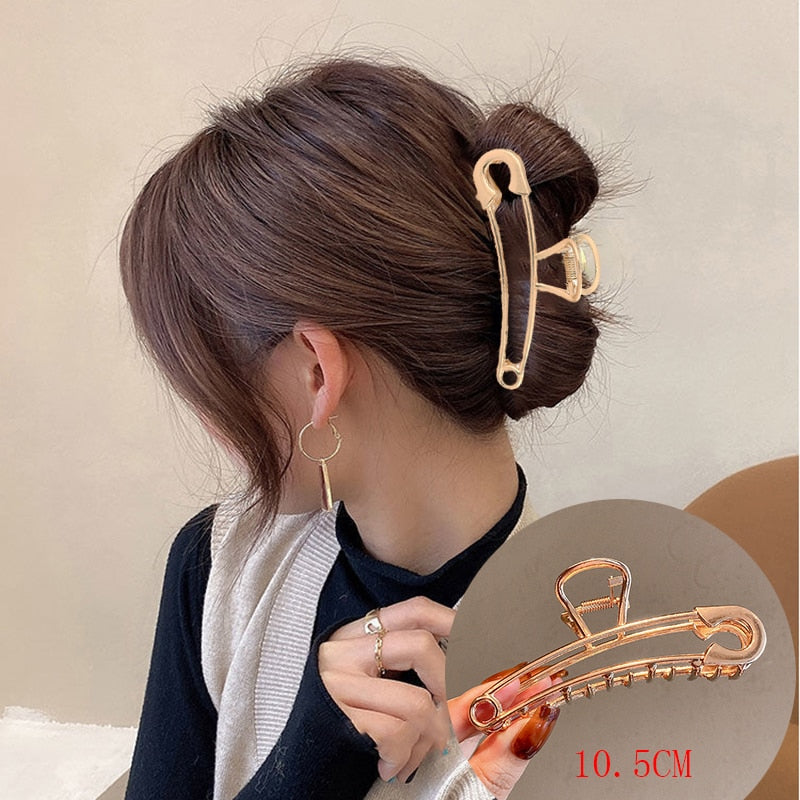 AWAYTR custom Rhinestone Metal Hair Claw Crab Clip / Free Shipping