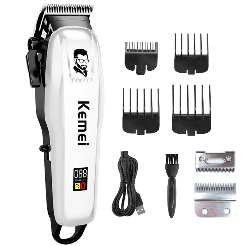 Kemei Professional Electric Hair Clipper / Cutting Wireless Trimmer , rechargeable / FREE Shipping