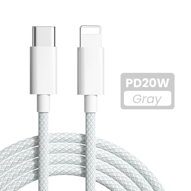 20W PD USB C Cable for iPhone 14 13 12 Pro Max Fast Charging/ Buy 4 get 1 FREE/ Enter Code WH4SE1NTD13K /Free Shipping
