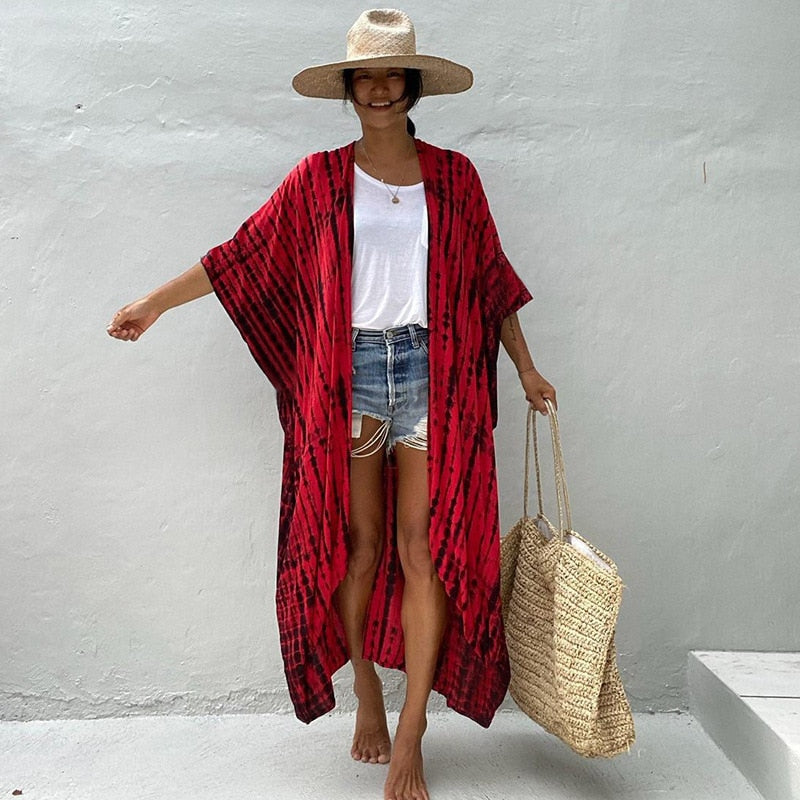 Beach Cover Up Kimono Robe for Women  light and comfortable / FREE Shipping