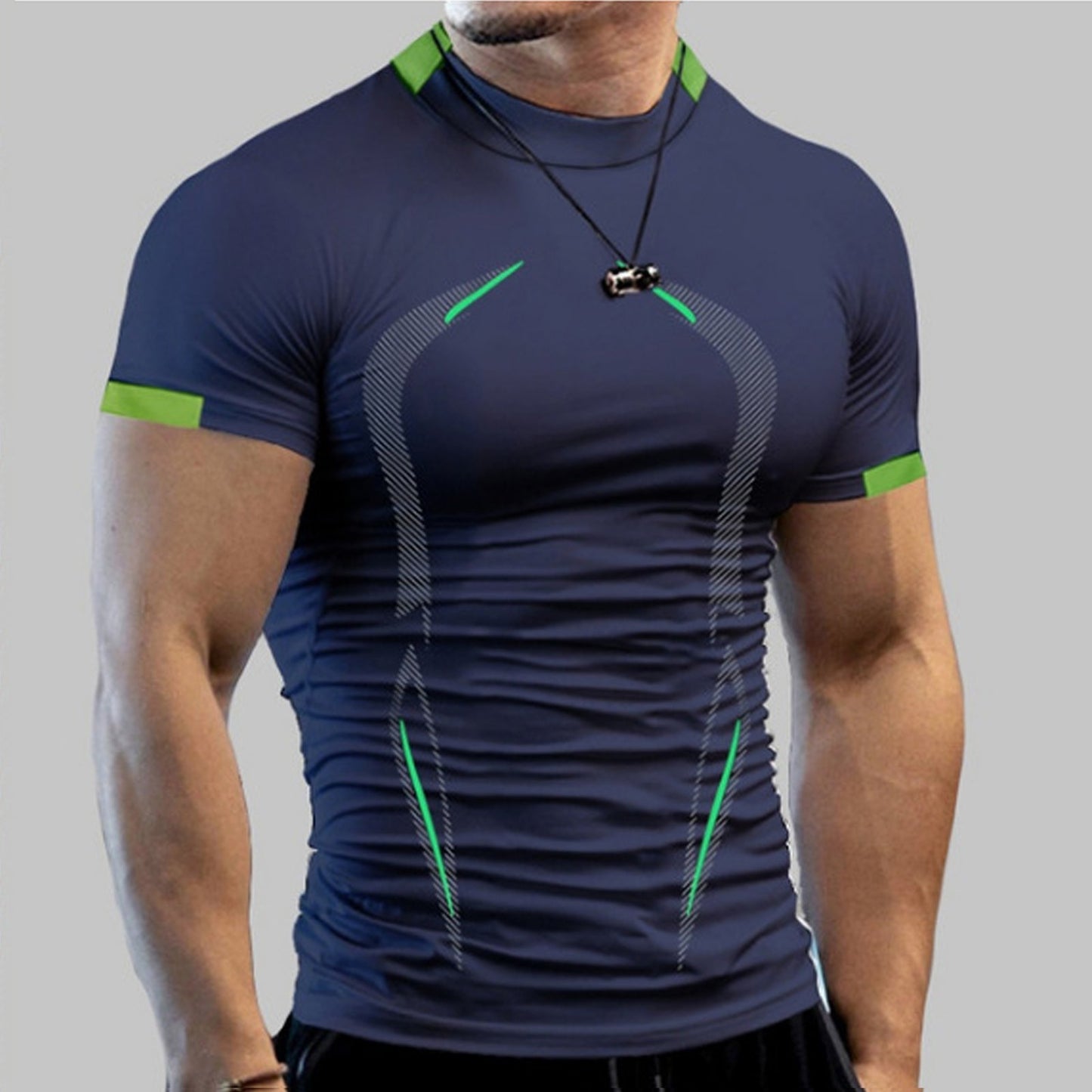 Summer Athletic Sport Shirt for  Men /  Quick Dry  workout  Shirt  / enter discount code X9X17Z1D08N2    Buy 5 get 1 FREE  / FREE Shipping