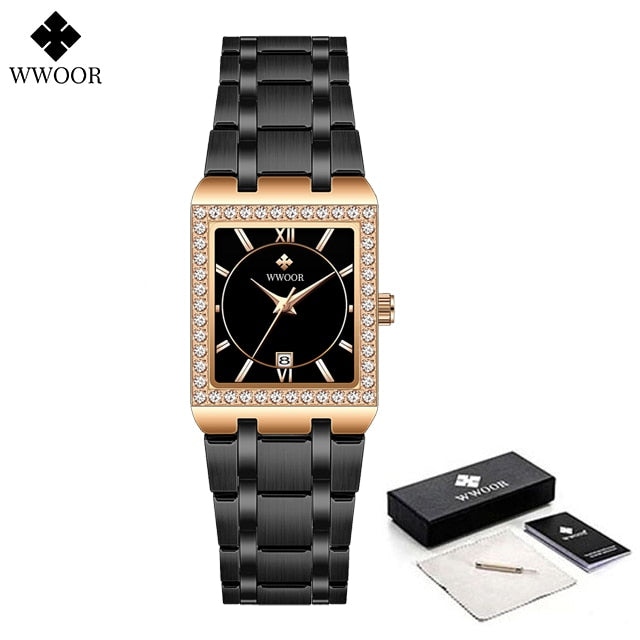 WwOOR beautiful Gold 8858 Watches for Women / enter discount code 8DHRGX9DAJT2  Buy 1 get 1 FREE / FREE Shipping