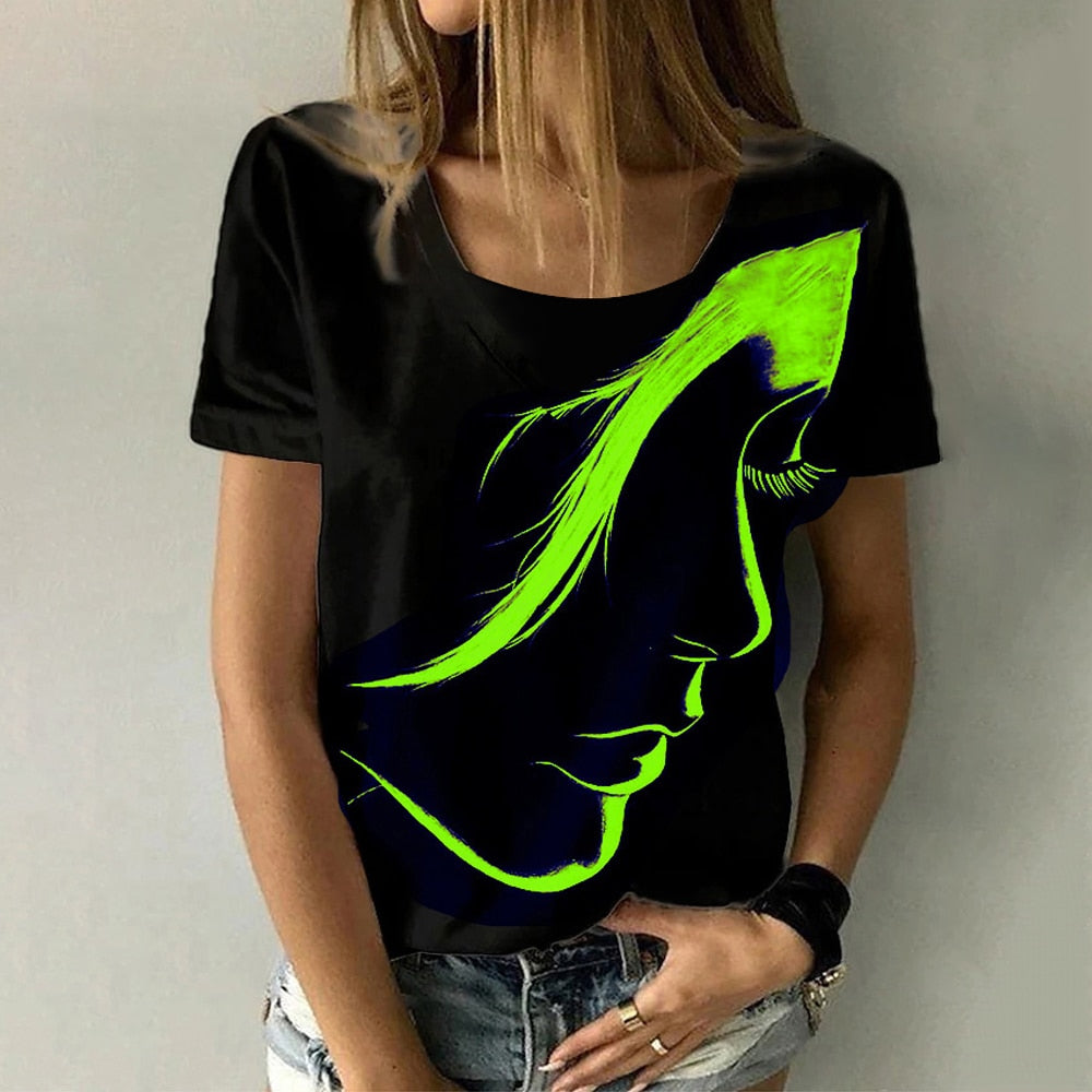 Ladies blouses beautiful floral / artistic designs comfortable top / enter Discount Code HAX0Y7AC7J18   BUY 4 get 1 FREE  / FREE Shipping
