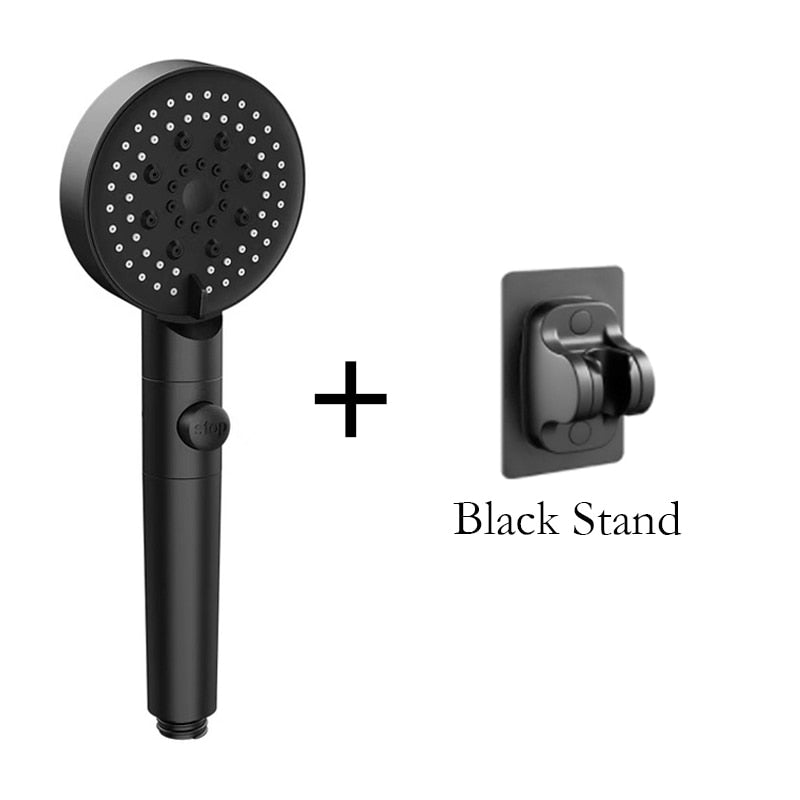 LeCono Shower Head Adjustable 6 spray MODES High Pressure for Salon or Bath / FREE Shipping