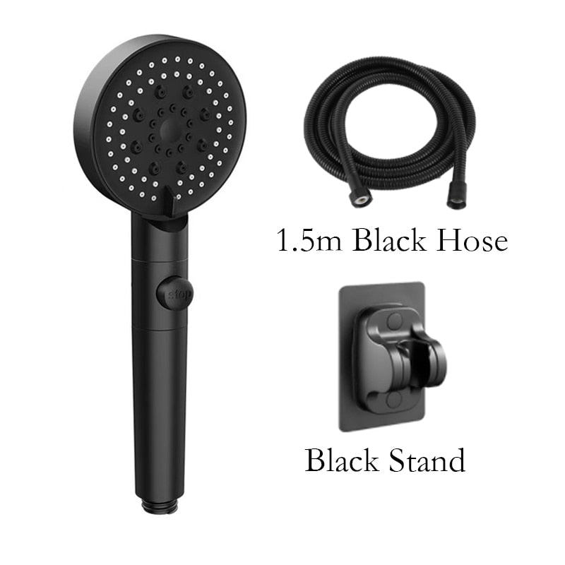 LeCono Shower Head Adjustable 6 spray MODES High Pressure for Salon or Bath / FREE Shipping