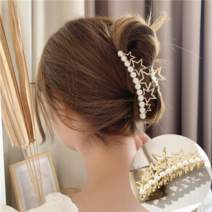 AWAYTR custom Rhinestone Metal Hair Claw Crab Clip / Free Shipping