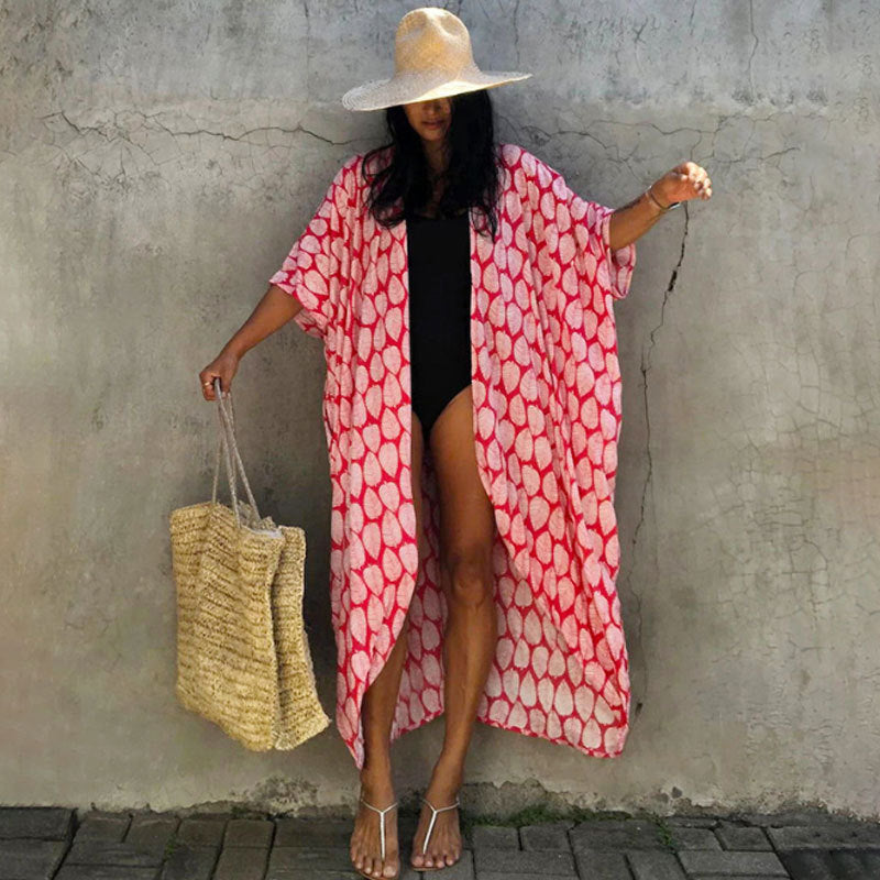 Beach Cover Up Kimono Robe for Women  light and comfortable / FREE Shipping