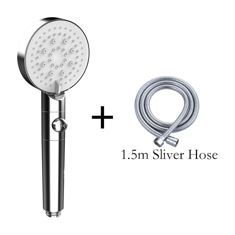 LeCono Shower Head Adjustable 6 spray MODES High Pressure for Salon or Bath / FREE Shipping