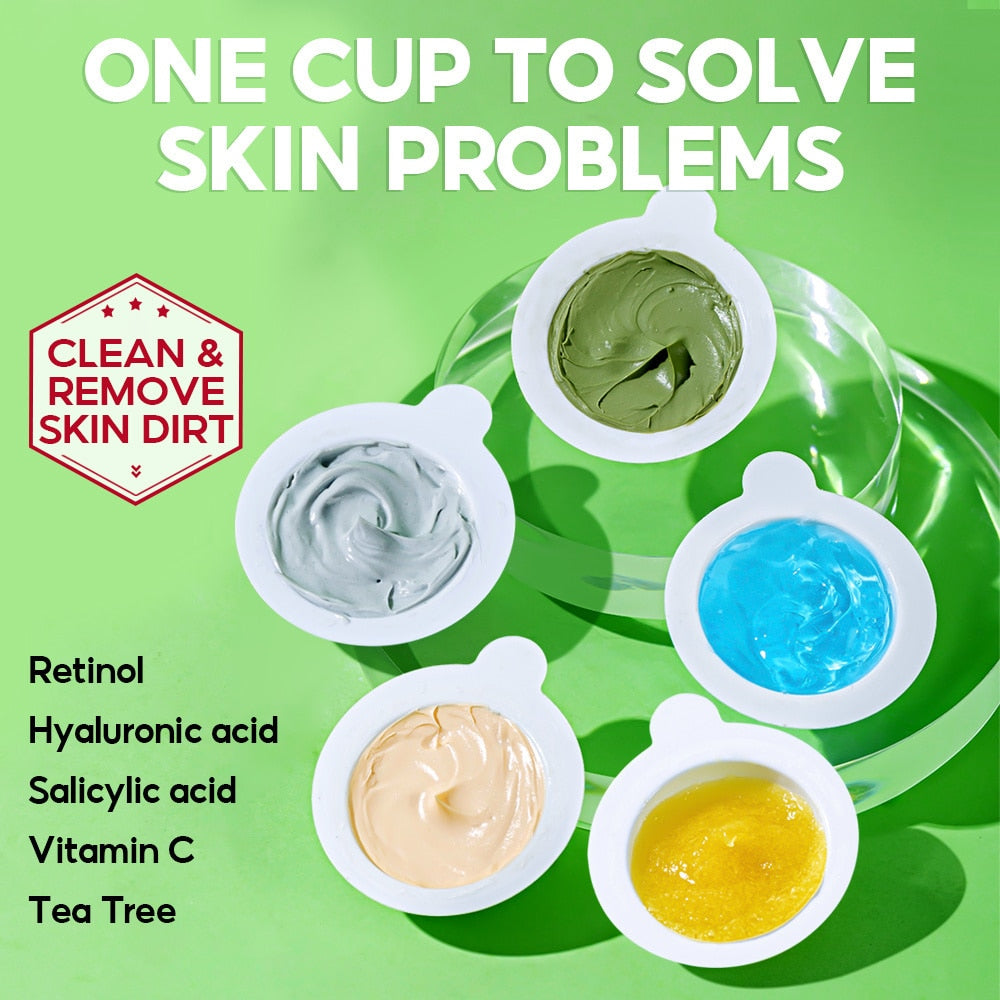 VIBRANT GLAMOUR Gel Mud Mask /  Acne cleanser / Moisturizing Anti-aging Deep / Lifting Firming Oil Control  / FREE Shipping