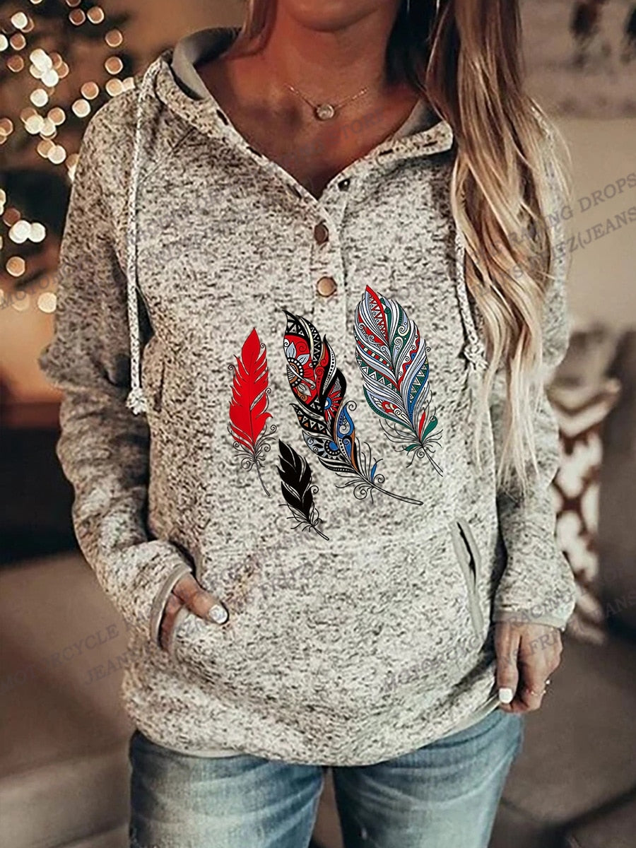 Vintage Sweatshirts Hoodies for Women with Custom Designs comfortable / FREE Shipping
