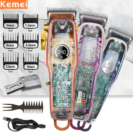 Kemei Electric Hair Clipper for Men / Professional cordless Cutter Wireless Hair Cutter / FREE Shipping