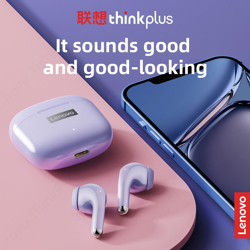 Lenovo LP40 Pro Bluetooth 5.1 Wireless Head/earphones , Microphone,  Music TWS Headset / Buy 3 get 1 FREE / Enter Code ER57K3SYQ7EV / FREE Shipping