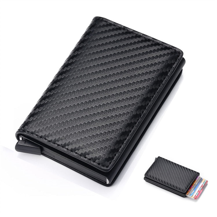 Men RFID Blocking Money, Bank Card Slim Leather Wallet-ID Holder/ Free Shipping
