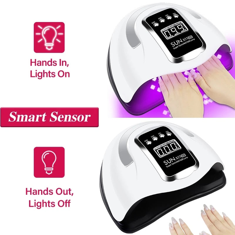 SUN X11 66LEDs Nail Dryer UV Lamp for Gel Nail Polish-Motion Sensing/ Buy 3 get 1 FREE / Enter Code B10N66TM2SEG / FREE Shipping