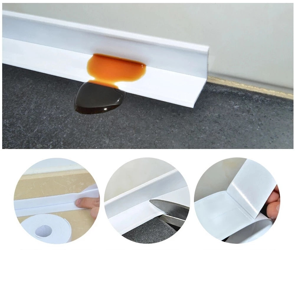 Shower, Bath, Salon Sealing Strip Tape Caulk Waterproof strong adhesive easy install / Buy 4 get 1 FREE / Enter Code 8DV6S9M6PG1D / FREE Shipping
