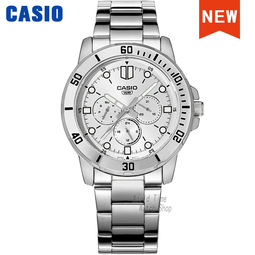 Men's Casio Luxury wrist watch Top brand luxury 50m Waterproof / FREE Shipping
