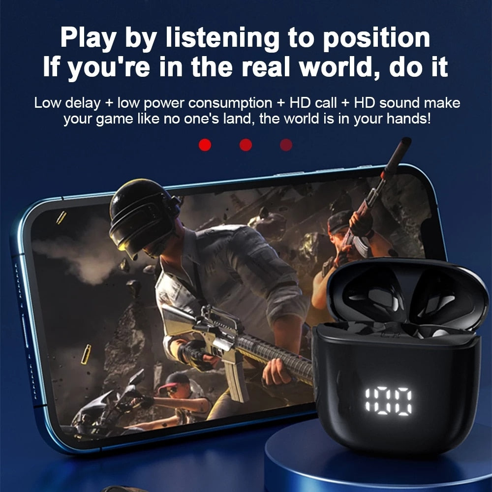 Lenovo XT83 Pro Wireless Bluetooth 5.1 Headphones LED Display Bluetooth Earphones with Dual Mics / FREE Shipping