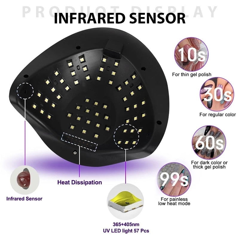 SUN X11 66LEDs Nail Dryer UV Lamp for Gel Nail Polish-Motion Sensing/ Buy 3 get 1 FREE / Enter Code B10N66TM2SEG / FREE Shipping