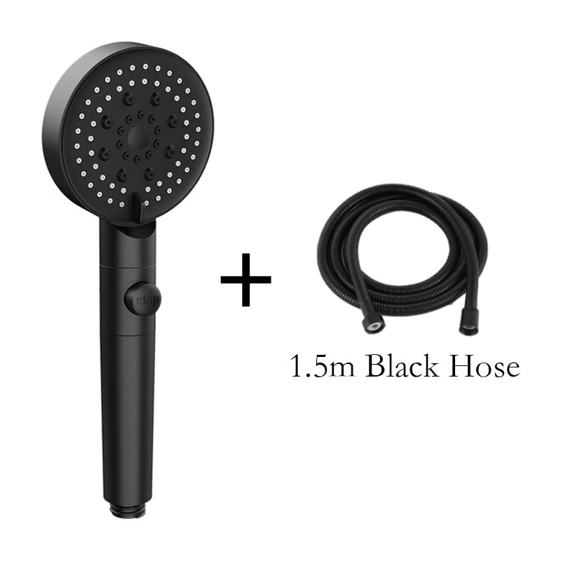 LeCono Shower Head Adjustable 6 spray MODES High Pressure for Salon or Bath / FREE Shipping